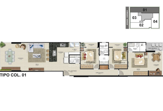 Imagem Apartamento com 3 Quartos à Venda, 106 m² em Praia Do Morro - Guarapari Imagem Apartamento com 3 Quartos à Venda, 106 m² em Praia Do Morro - Guarapari