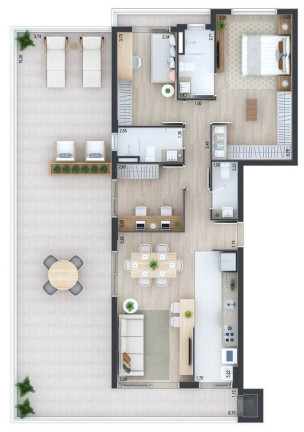 Imagem Apartamento com 3 Quartos à Venda, 99 m² em Cabral - Curitiba