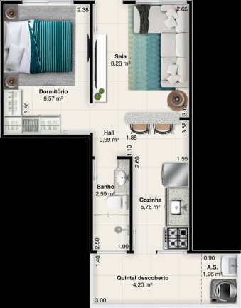 Imagem Casa com 1 Quarto à Venda, 31 m² em Antartica - Praia Grande Imagem Casa com 1 Quarto à Venda, 31 m² em Antartica - Praia Grande