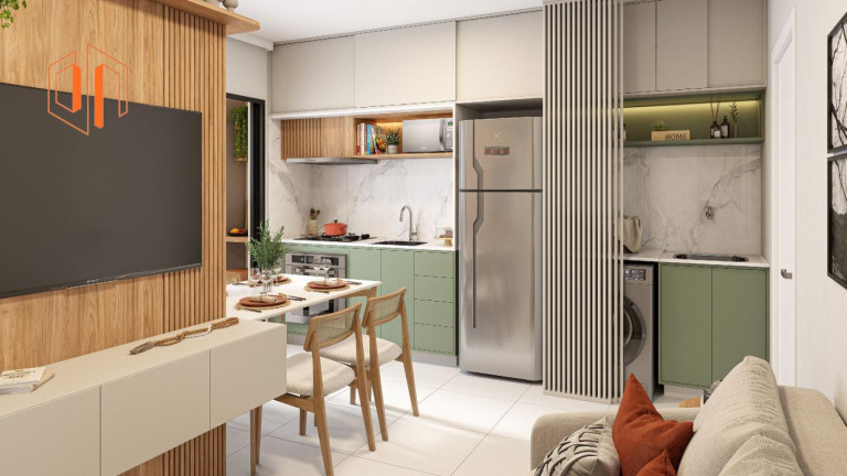 Imagem Apartamento com 2 Quartos à Venda, 46 m² em Vargem Grande - Pinhais