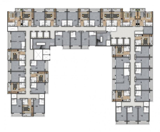 Imagem Apartamento com 1 Quarto à Venda, 41 m² em Brooklin Novo - São Paulo