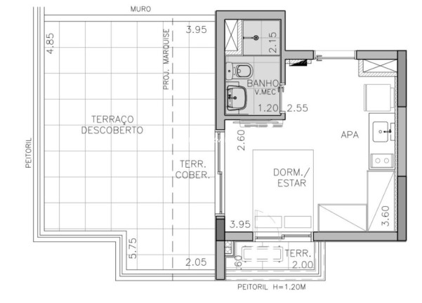 Imagem Imóvel com 1 Quarto à Venda, 46 m² em Brooklin - São Paulo Imagem Imóvel com 1 Quarto à Venda, 46 m² em Brooklin - São Paulo
