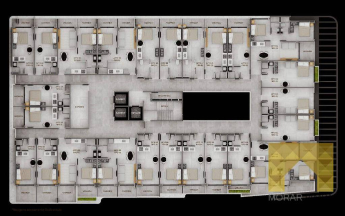 Imagem Studio com 1 Quarto à Venda, 27 m² em Bessa - João Pessoa