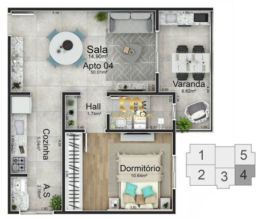 Imagem Apartamento com 2 Quartos à Venda, 74 m² em Caiçara - Praia Grande