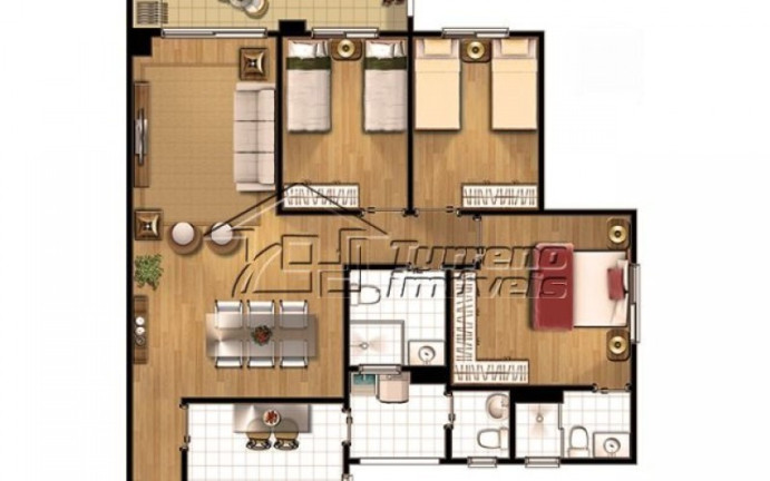Imagem Apartamento com 3 Quartos à Venda, 104 m² em Urbanova - São José Dos Campos Imagem Apartamento com 3 Quartos à Venda, 104 m² em Urbanova - São José Dos Campos