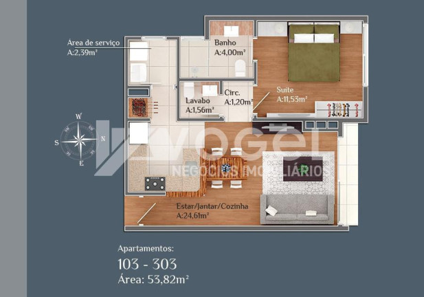 Imagem Apartamento com 2 Quartos à Venda, 72 m² em Centro  - Gramado