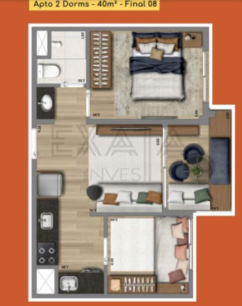 Imagem Imóvel com 2 Quartos à Venda, 39 m² em Butantã - São Paulo