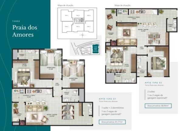 Imagem Apartamento com 2 Quartos à Venda, 62 m² em Praia Dos Amores - Balneário Camboriú Imagem Apartamento com 2 Quartos à Venda, 62 m² em Praia Dos Amores - Balneário Camboriú