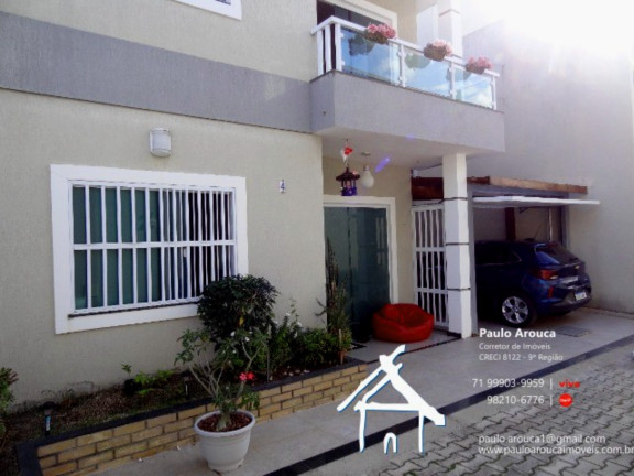 Casa de Condomínio com 4 Quartos à Venda, 173 m² em Pitangueiras - Lauro De Freitas