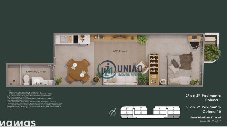 Imagem Apartamento com 1 Quarto à Venda, 35 m² em Ingá - Niterói Imagem Apartamento com 1 Quarto à Venda, 35 m² em Ingá - Niterói