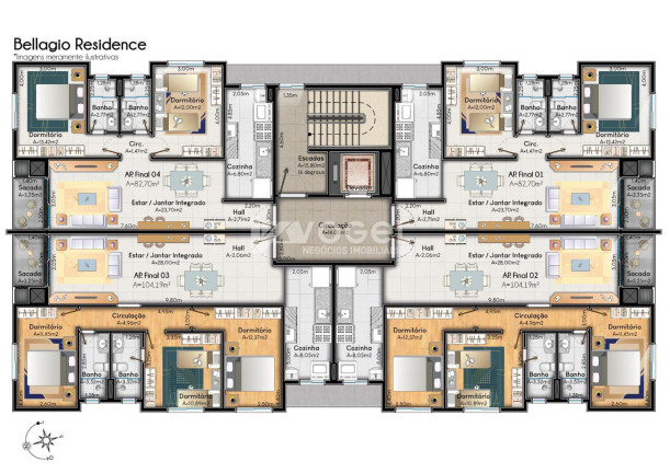 Imagem Apartamento com 2 Quartos à Venda, em Vista Alegre - Ivoti Imagem Apartamento com 2 Quartos à Venda, em Vista Alegre - Ivoti