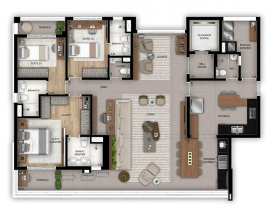 Imagem Imóvel com 3 Quartos à Venda, 160 m² em Vila Nova Conceição - São Paulo Imagem Imóvel com 3 Quartos à Venda, 160 m² em Vila Nova Conceição - São Paulo