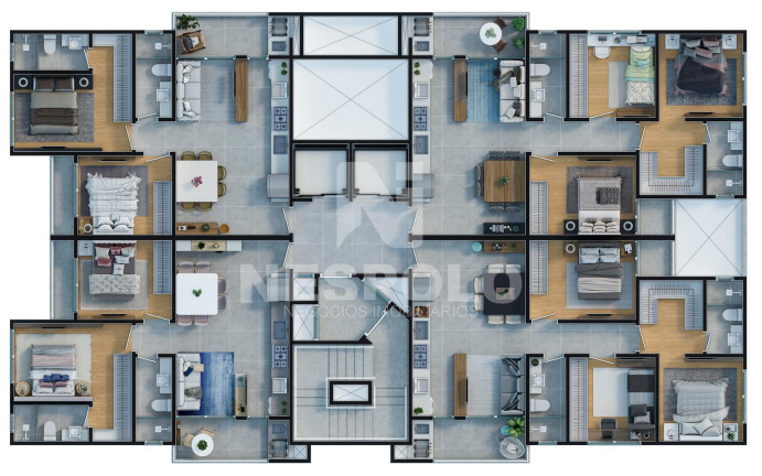 Imagem Apartamento com 1 Quarto à Venda, 65 m² em Dom Bosco - Itajai
