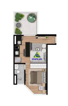 Imagem Apartamento com 1 Quarto à Venda, 34 m² em Botafogo - Campinas Imagem Apartamento com 1 Quarto à Venda, 34 m² em Botafogo - Campinas