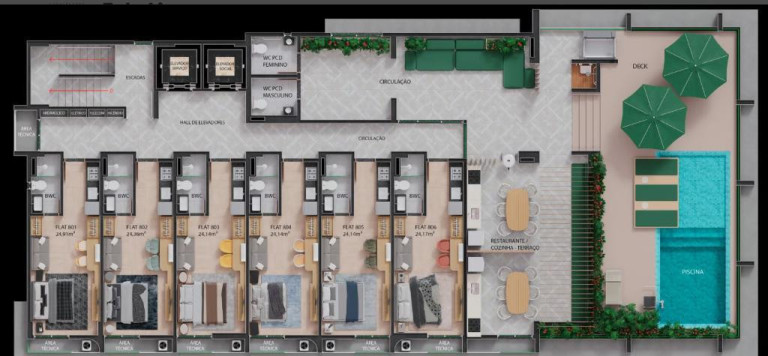Imagem Apartamento com 1 Quarto à Venda, 26 m² em Tambaú - João Pessoa Imagem Apartamento com 1 Quarto à Venda, 26 m² em Tambaú - João Pessoa