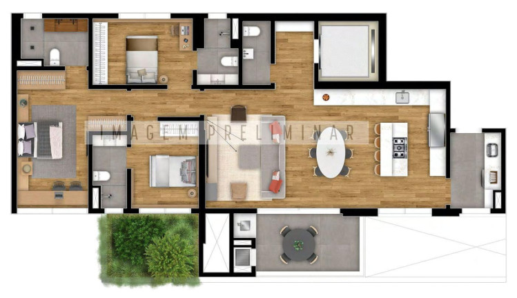 Imagem Apartamento com 3 Quartos à Venda, 165 m² em Bigorrilho - Curitiba