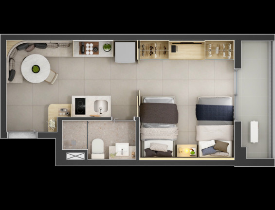 Imagem Imóvel com 1 Quarto à Venda, 27 m² em Consolação - São Paulo