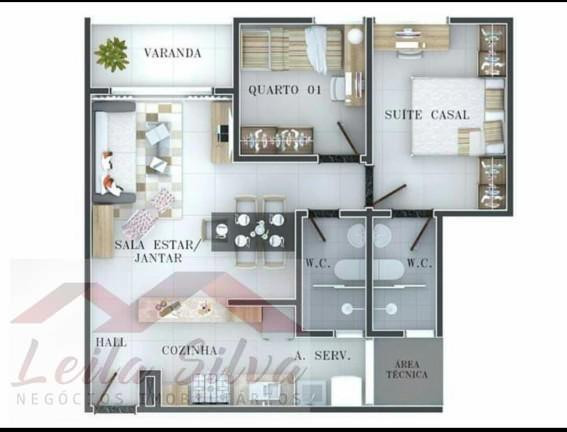 Imagem Apartamento com 3 Quartos à Venda, em Todos Os Santos - Teresina Imagem Apartamento com 3 Quartos à Venda, em Todos Os Santos - Teresina