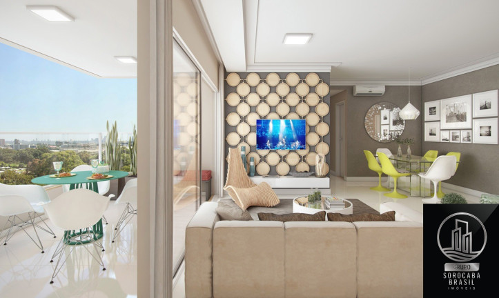 Apartamento com 3 Quartos à Venda, 103 m² em Parque Campolim - Sorocaba