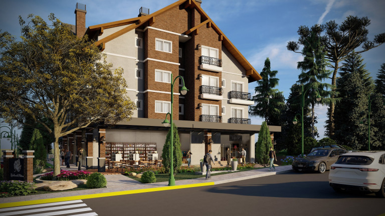 Imagem Apartamento com 1 Quarto à Venda, 58 m² em Av. Central - Gramado