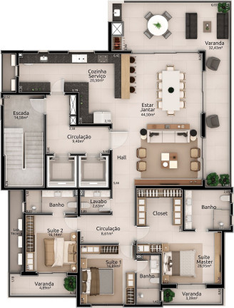 Imagem Apartamento com 3 Quartos à Venda, 216 m² em Centro - Santa Cruz Do Sul Imagem Apartamento com 3 Quartos à Venda, 216 m² em Centro - Santa Cruz Do Sul