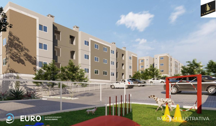 Imagem Apartamento com 2 Quartos à Venda, 44 m² em Costeira - Araucária Imagem Apartamento com 2 Quartos à Venda, 44 m² em Costeira - Araucária
