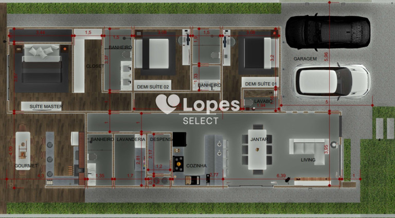 Imagem Imóvel com 3 Quartos à Venda, 194 m² em Portal San Giovanni - Itatiba