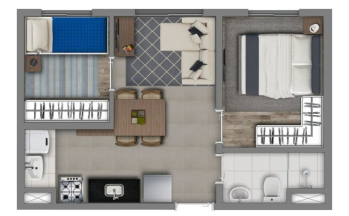 Imagem Imóvel com 2 Quartos à Venda, 36 m² em Socorro - São Paulo