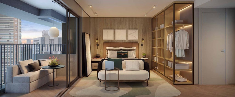 Imagem Imóvel com 1 Quarto à Venda, 45 m² em Brooklin Paulista - São Paulo