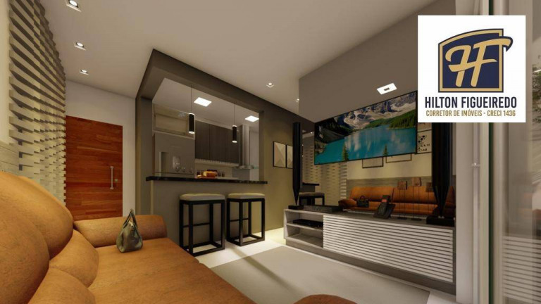 Imagem Apartamento com 2 Quartos à Venda, 55 m² em Camboinha - Cabedelo