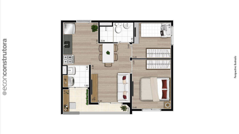 Imagem Apartamento com 2 Quartos à Venda, 39 m² em Pedreira - São Paulo Imagem Apartamento com 2 Quartos à Venda, 39 m² em Pedreira - São Paulo