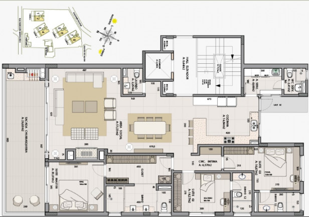 Imagem Apartamento com 3 Quartos à Venda, 389 m² em Tristeza - Porto Alegre