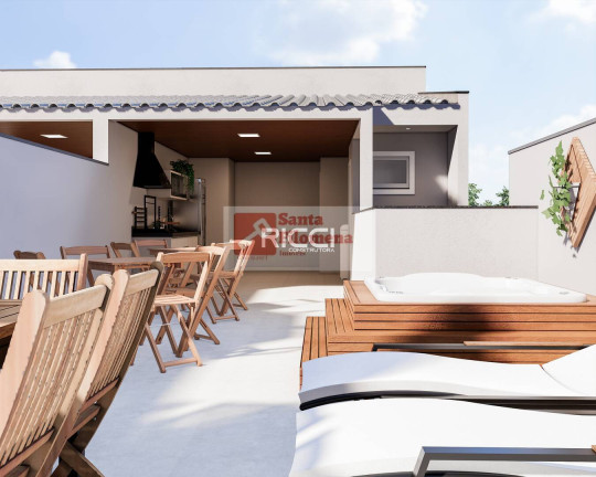 Imagem Cobertura com 1 Quarto à Venda, 97 m² em Campestre - Santo André Imagem Cobertura com 1 Quarto à Venda, 97 m² em Campestre - Santo André