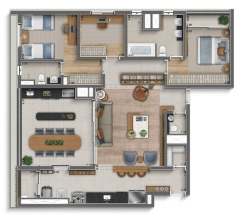 Imagem Apartamento com 3 Quartos à Venda, 248 m² em Perdizes - São Paulo