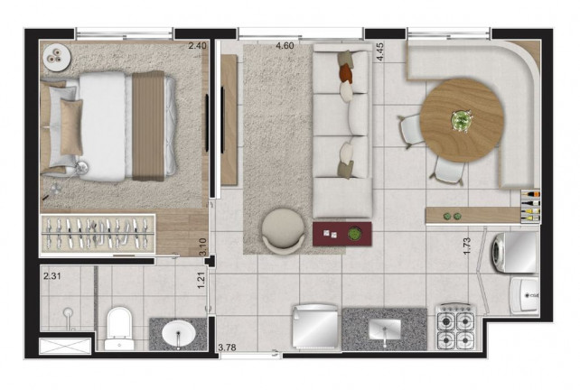 Imagem Apartamento com 3 Quartos à Venda, 63 m² em Cambuci - São Paulo Imagem Apartamento com 3 Quartos à Venda, 63 m² em Cambuci - São Paulo