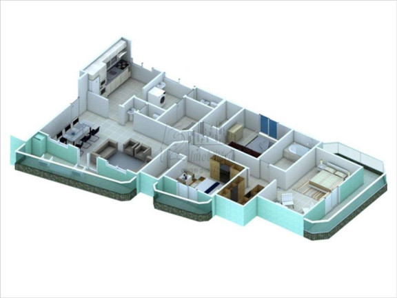 Imagem Apartamento com 2 Quartos à Venda, 170 m² em Canto Do Forte - Praia Grande Imagem Apartamento com 2 Quartos à Venda, 170 m² em Canto Do Forte - Praia Grande