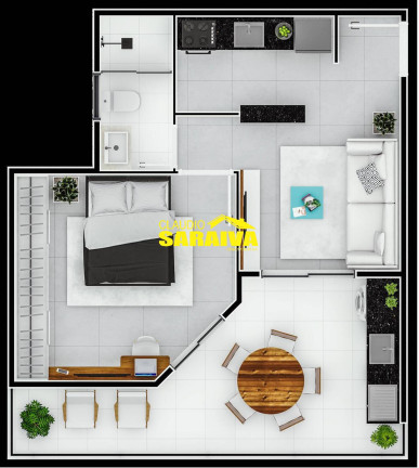 Imagem Apartamento com 1 Quarto à Venda, 48 m² em Praia Das Palmeiras - Caraguatatuba Imagem Apartamento com 1 Quarto à Venda, 48 m² em Praia Das Palmeiras - Caraguatatuba