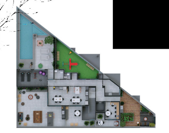 Imagem Apartamento com 3 Quartos à Venda, 74 m² em Tarumã - Curitiba