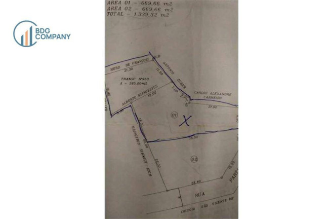 Imagem Terreno à Venda, 1.339 m² em Alto Da Glória - Irati Imagem Terreno à Venda, 1.339 m² em Alto Da Glória - Irati