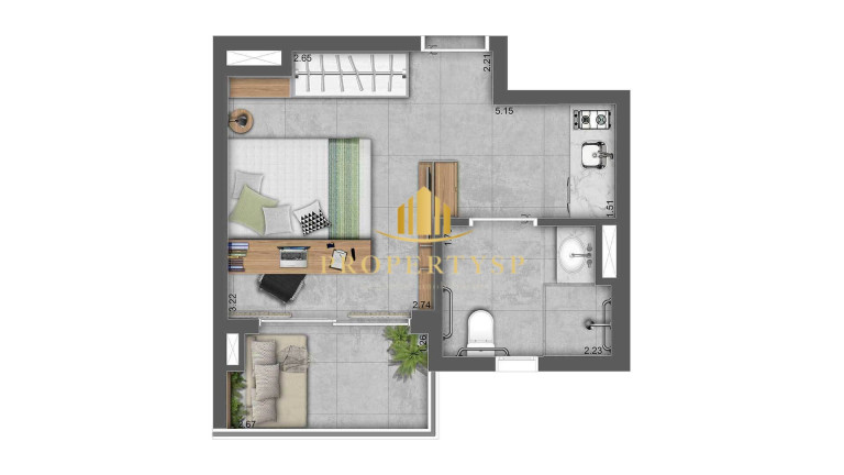 Imagem Apartamento com 1 Quarto à Venda, 25 m² em Pinheiros - São Paulo