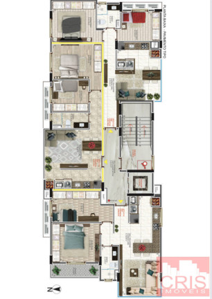 Imagem Apartamento com 2 Quartos à Venda, 66 m² em Borgo - Bento Gonçalves