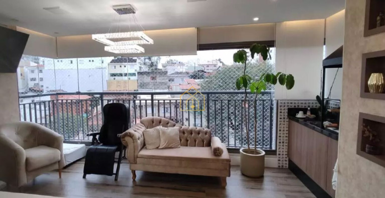 Apartamento com 3 Quartos à Venda, 128 m² em Vila Boa Vista - Santo André