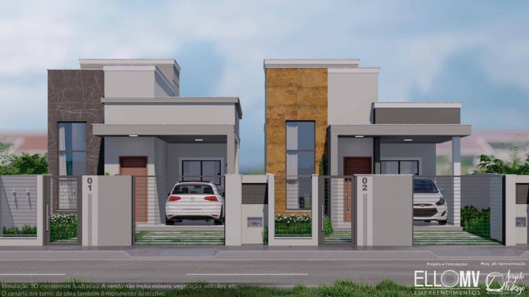Imagem Casa com 2 Quartos à Venda, 76 m² em Bosque Da Mata - Tijucas Imagem Casa com 2 Quartos à Venda, 76 m² em Bosque Da Mata - Tijucas