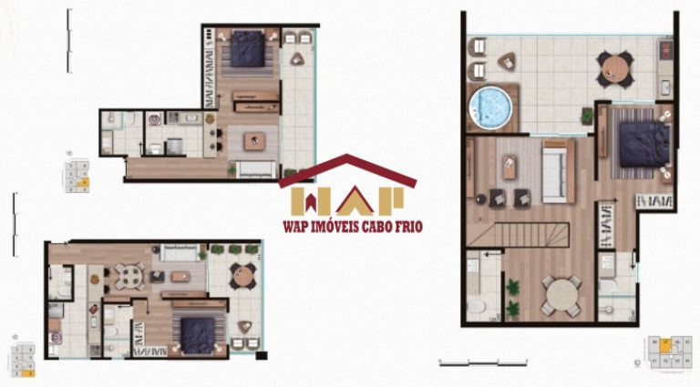 Imagem Apartamento com 1 Quarto à Venda, 50 m² em Braga - Cabo Frio Imagem Apartamento com 1 Quarto à Venda, 50 m² em Braga - Cabo Frio