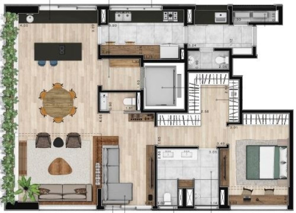 Imagem Imóvel com 2 Quartos à Venda, 134 m² em Cerqueira César - São Paulo