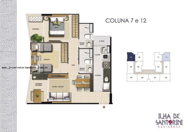 Imagem Apartamento com 3 Quartos à Venda, 98 m² em Praia Itaparica - Vila Velha Imagem Apartamento com 3 Quartos à Venda, 98 m² em Praia Itaparica - Vila Velha