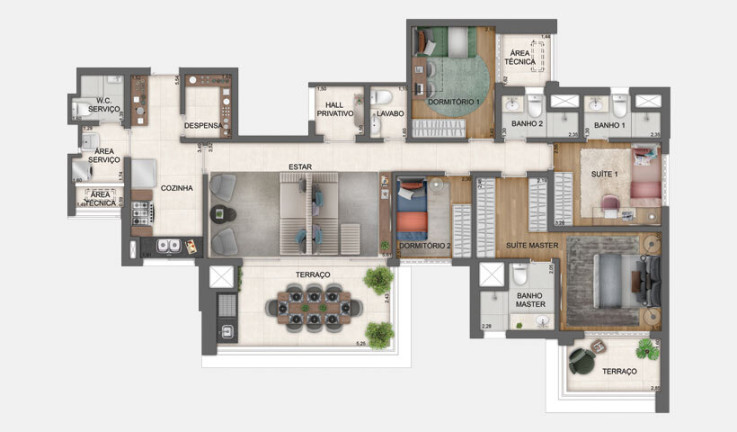 Imagem Apartamento com 4 Quartos à Venda, 199 m² em Santo Amaro - São Paulo Imagem Apartamento com 4 Quartos à Venda, 199 m² em Santo Amaro - São Paulo