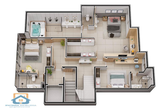 Imagem Apartamento com 2 Quartos à Venda, 107 m² em Iguaçu - Ipatinga Imagem Apartamento com 2 Quartos à Venda, 107 m² em Iguaçu - Ipatinga
