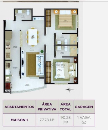 Imagem Apartamento com 2 Quartos à Venda, 77 m² em São Francisco De Assis - Camboriú Imagem Apartamento com 2 Quartos à Venda, 77 m² em São Francisco De Assis - Camboriú