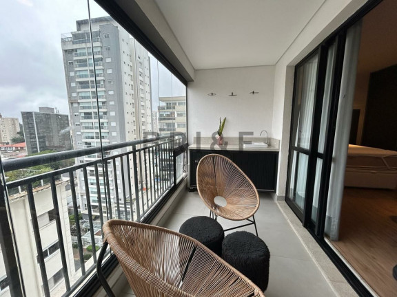 Imagem Apartamento com 1 Quarto para Alugar, 35 m² em Campo Belo - São Paulo Imagem Apartamento com 1 Quarto para Alugar, 35 m² em Campo Belo - São Paulo